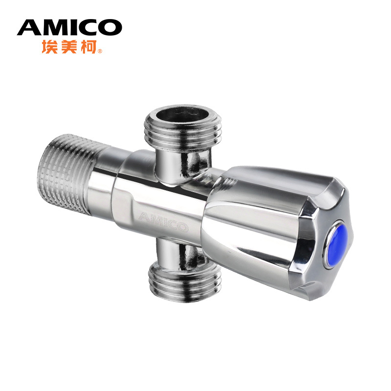 埃美柯三通角阀一进二出三角阀