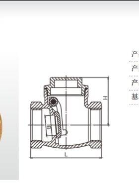 埃美柯 486 H14W-16T 耐180°高温 船用6分青铜止回阀（DN15-50）