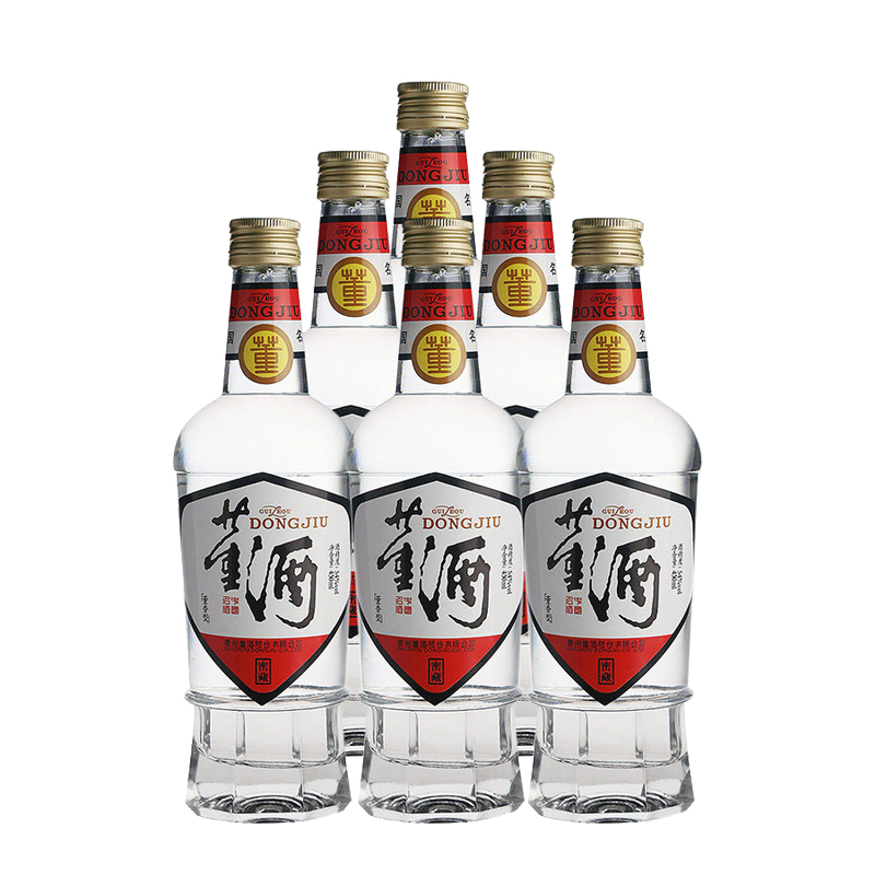 董酒白标54度430ml*6瓶整箱白酒