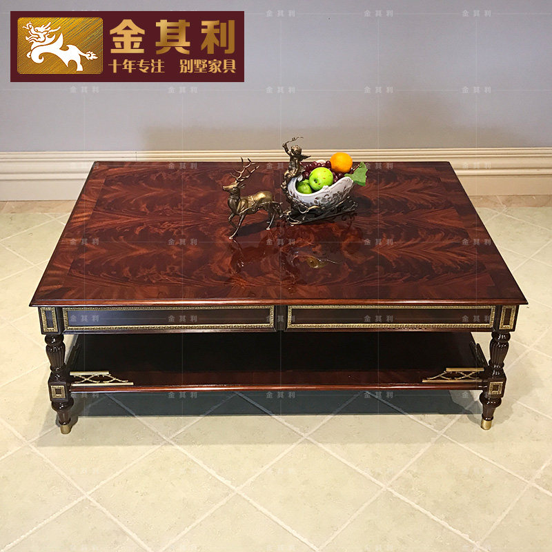 茶几别墅客厅新古典风咖啡桌