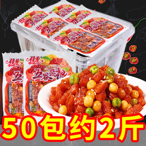 佳龙五谷杂粮辣条零食辣片独立包装小包装解馋小零食儿时回忆怀旧