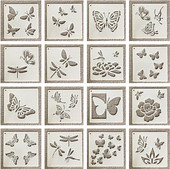 儿童校园手账创意蝴蝶DIY绘画模板面包装 饰墙绘镂空模板喷绘板