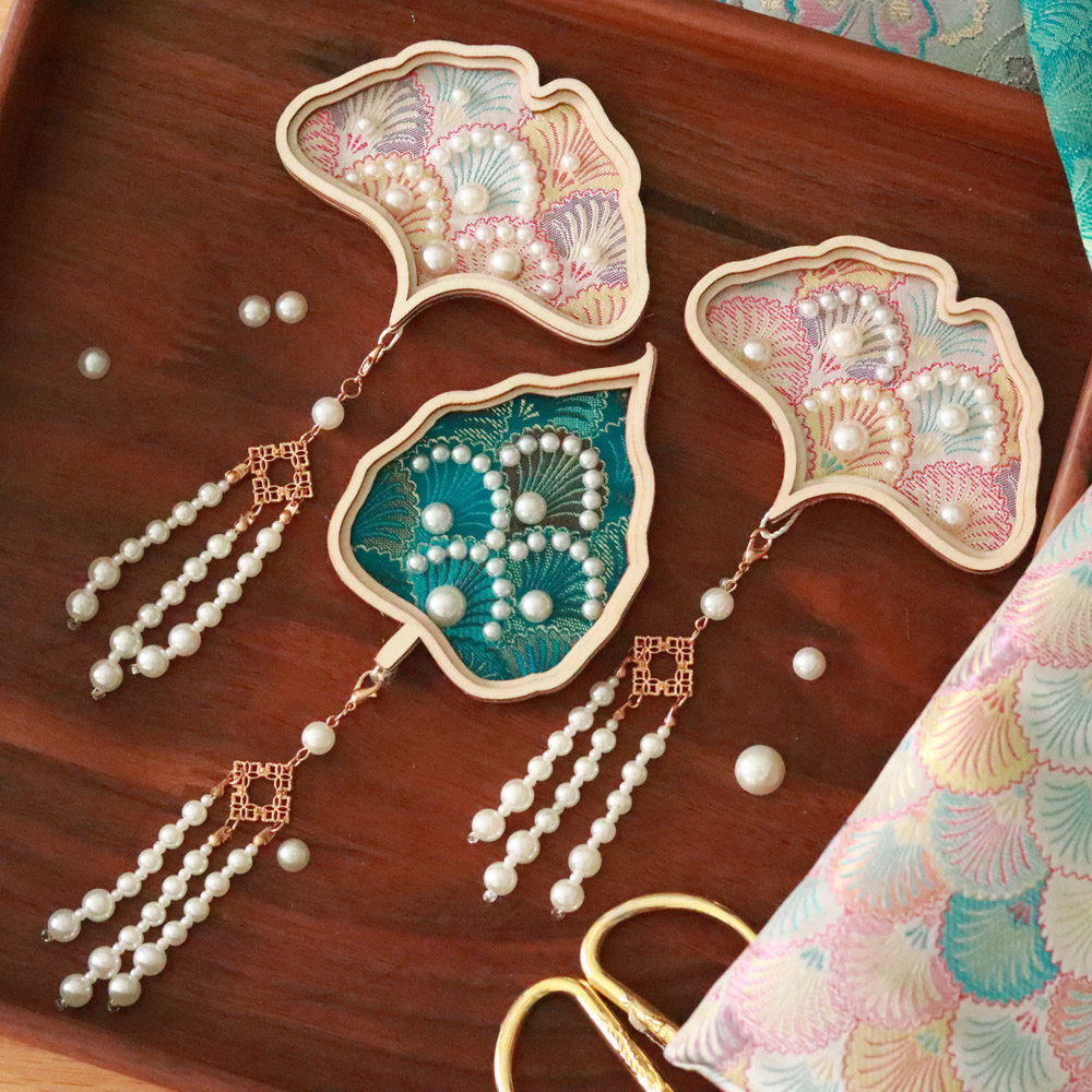 宋锦冰箱贴文创国风非遗手工团建