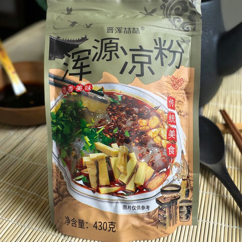 浑源凉粉山西大同传统美食袋装凉皮方便熟食430克