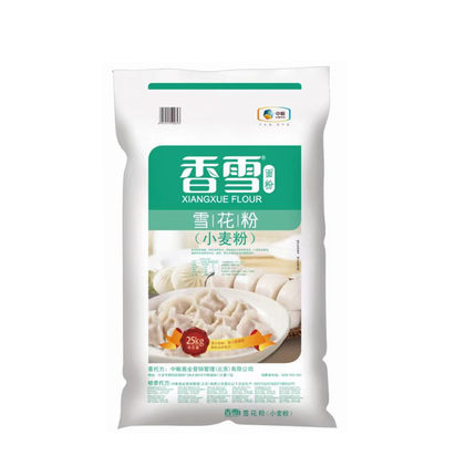 中粮香雪雪花面粉50斤做包子馒头面条饺子烩面高端小面手擀面专用