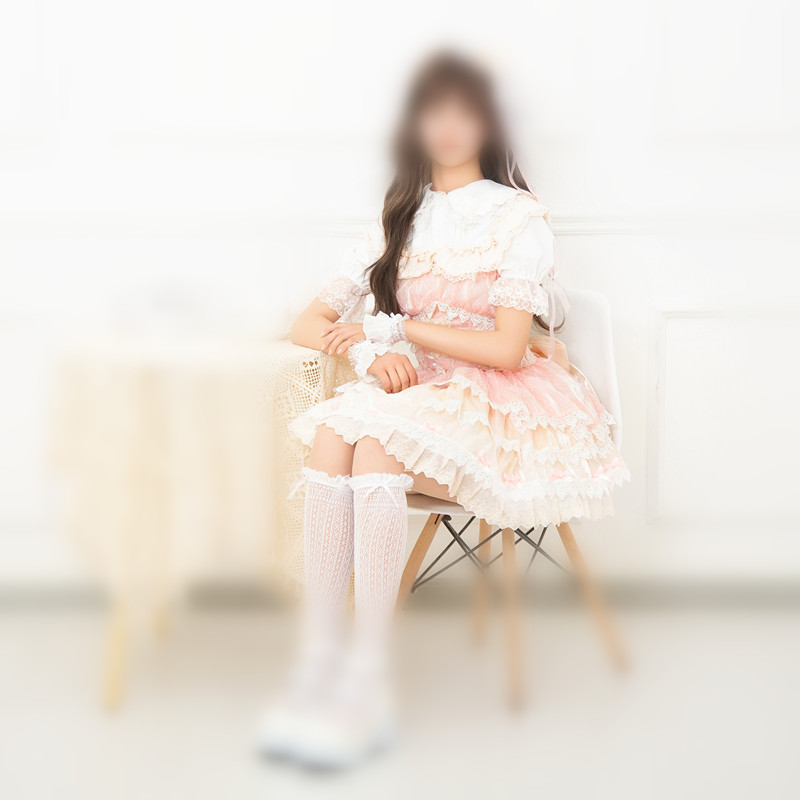 洋装lolita日常甜美洛丽塔公主礼服jsk连衣裙蓬蓬裙【山月白碟】