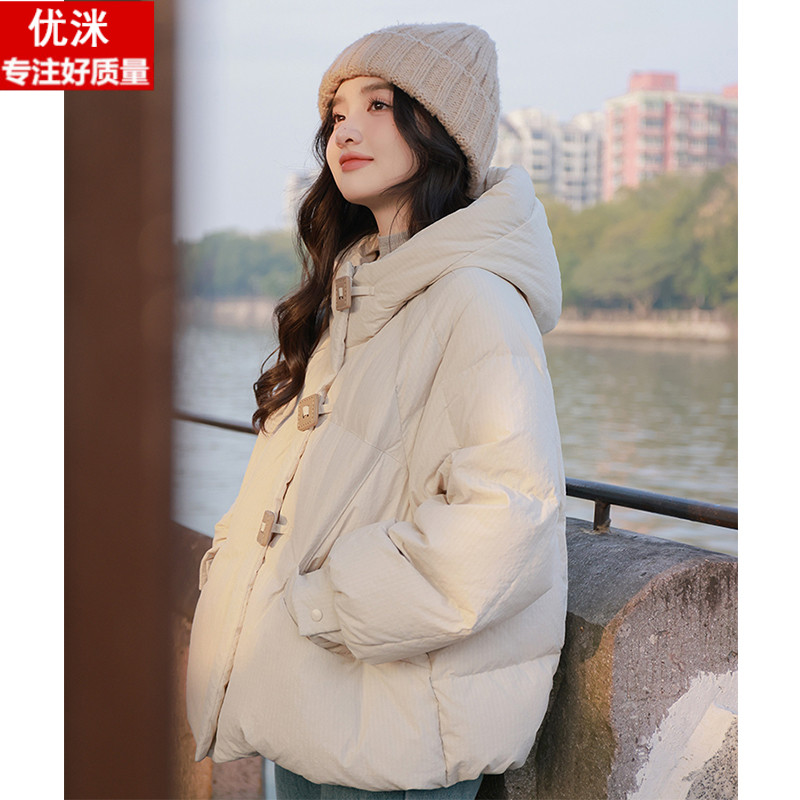 冬装甜美大童初中生保暖棉服外套