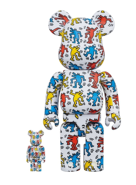 BE@RBRICK Bearbrick KEITH HARING 凯斯哈林9代1000%|400%