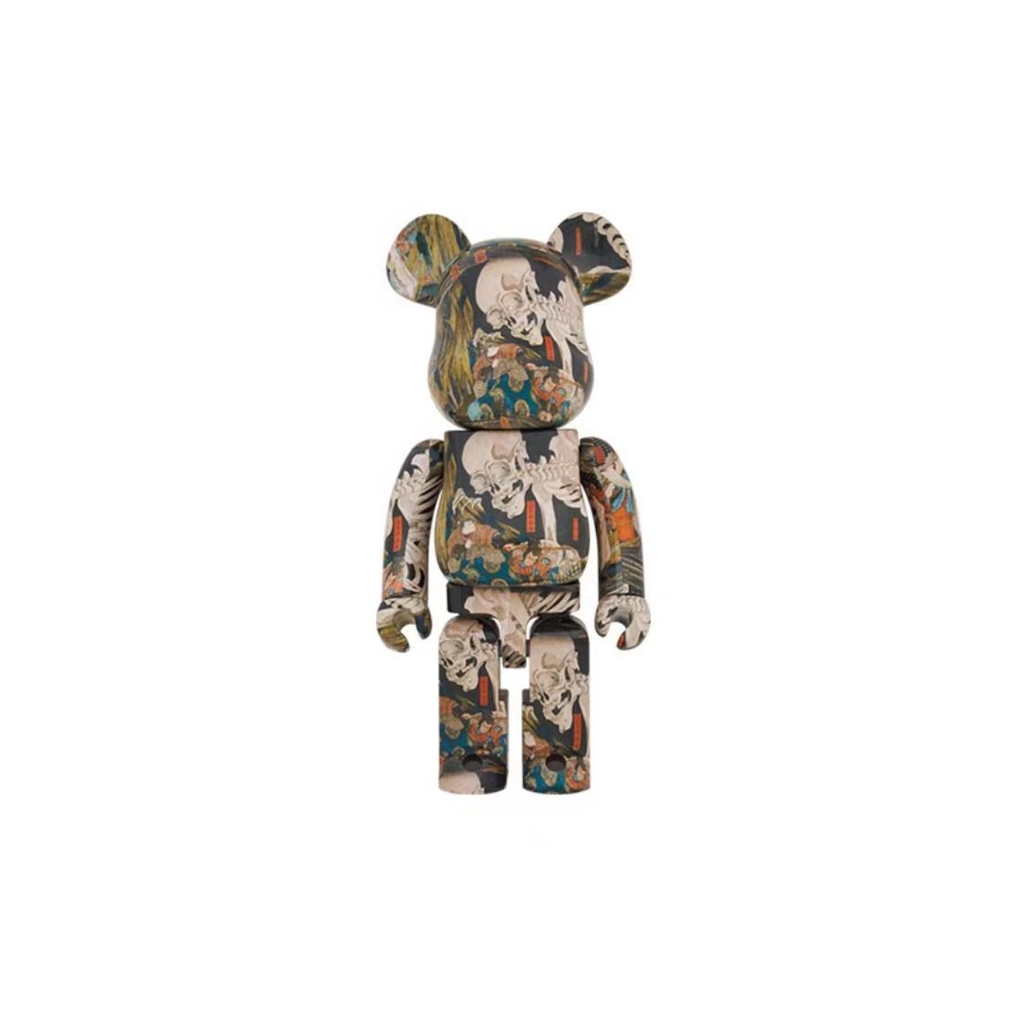 bearbrick 4000%|1000% 歌川国芳「相馬の古内裏」骷髅壁画
