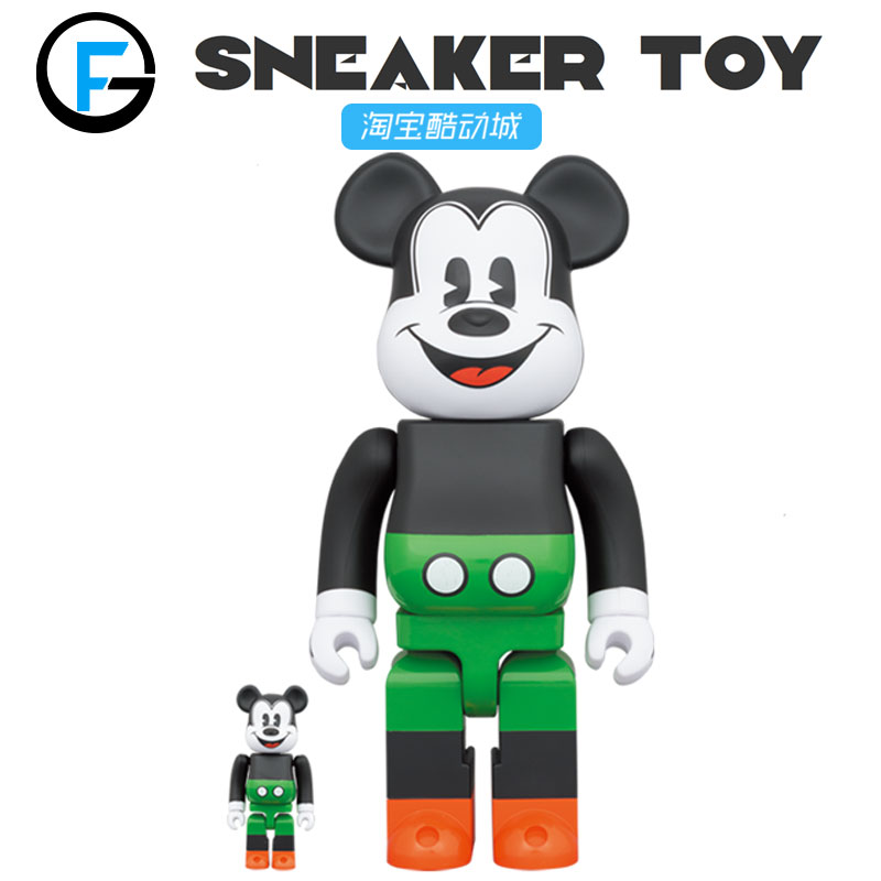BE@RBRICK绿色米奇MICKEY