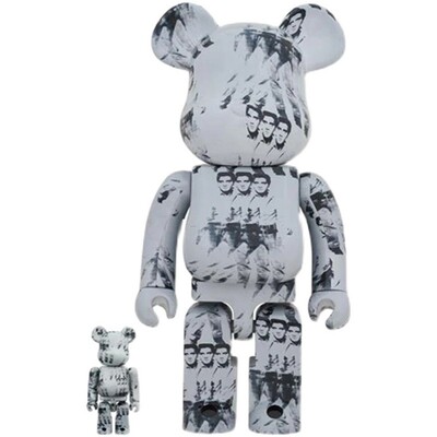 Bearbrick安迪沃霍尔猫王