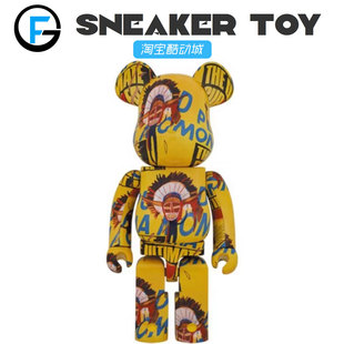 Bearbrick安迪沃霍尔×巴斯奎特 #3 巴安3代Andy Warhol BASQUIAT