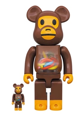 Bearbrick BE@RBRICK BABY MILO BANANA 香蕉猴子 400%|1000%