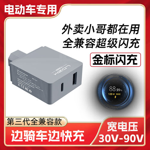 LDZM电动车载充电器适用小米红米