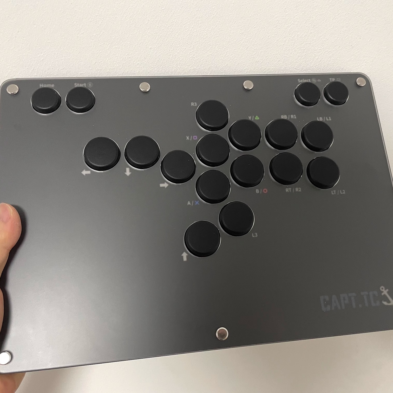 船长TC hitbox 街霸6 拳皇 ggst 格斗摇杆 格斗外设 手台 后覆盖