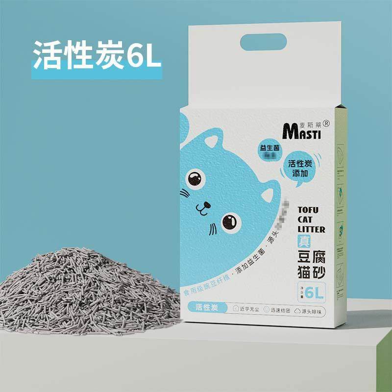 麦斯蒂益生菌活性炭豆腐猫砂6L
