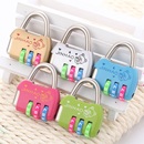 创艺卡通可爱挂锁金属迷你小锁行李箱首饰盒防盗酒坛更衣柜密码 锁