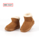 新款 民族风儿童羊皮毛一体雪地靴宝宝加绒保暖棉鞋 女童真皮雪地棉