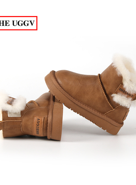 女童雪地靴2025新款儿童加绒加厚棉鞋冬季保暖童鞋雪地棉宝宝童靴