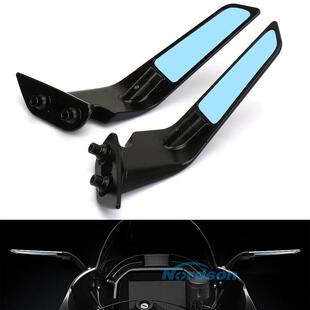 适用宝马BMW M1000RR 改装定风翼后视镜刀锋翅膀CNC后视镜