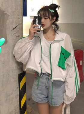 短款女百搭时尚休闲外套防晒衣