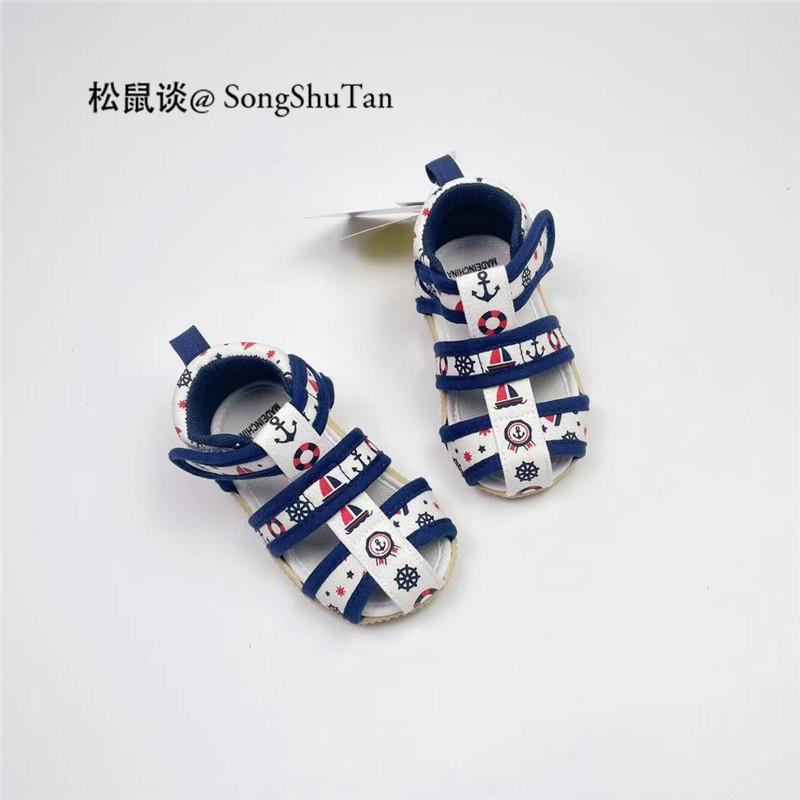 小童罗马凉鞋编织带夏天宝宝布鞋图片