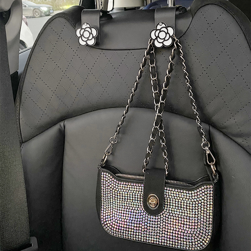 雅越简约时尚山茶花车用包包挂钩