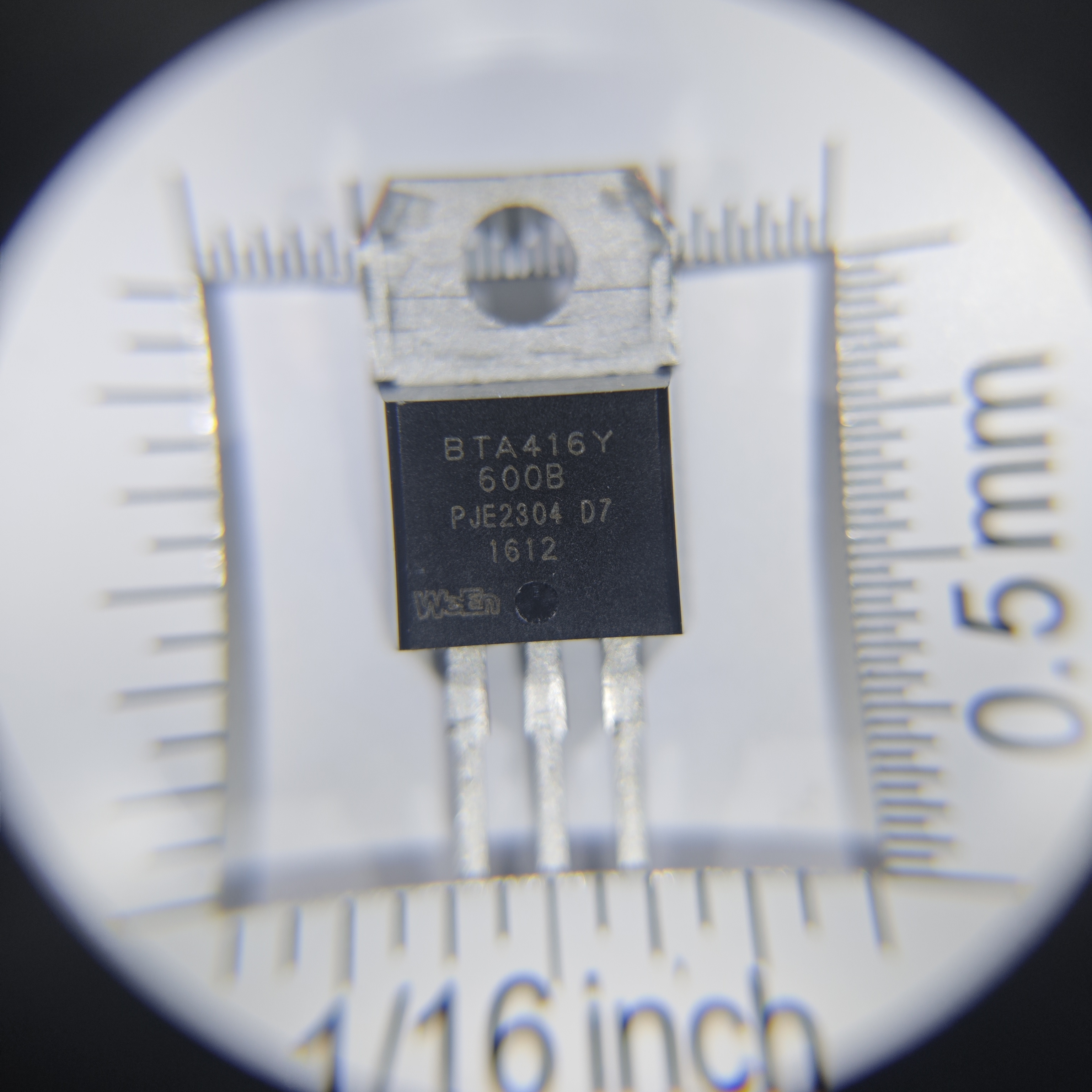 BTA416Y-600B 双向可控硅三极管 TO-220AB瑞能WeEn电子元器件