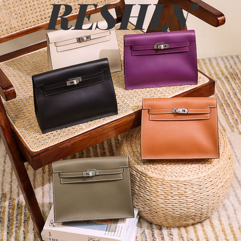 Evercolor牛皮 真皮 凯利Danse跳舞包 斜挎单肩手拿腰包