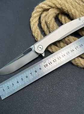 高端进口S35VN粉末钢折叠刀收藏把玩小刀锋利随身刀手工刀水果刀
