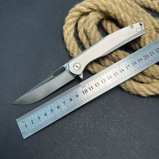 高端进口S35VN粉末钢折叠刀收藏把玩小刀锋利随身刀手工刀水果刀