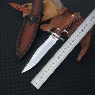 兰博博伊直刀多功能户外生存刀荒野求生刀锋利水果刀小刀手工刀