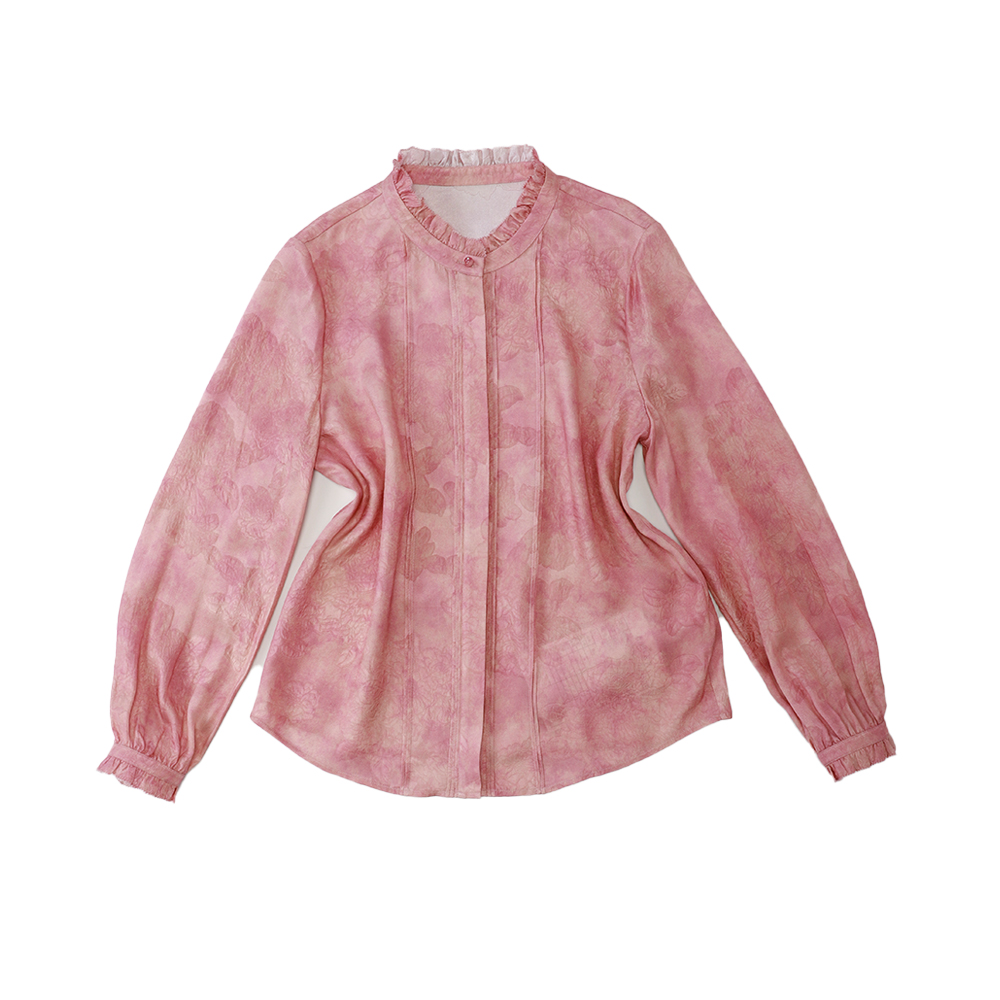 南宋丝府宽松型新中式长袖桑蚕丝