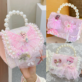 儿童包包可爱女童斜挎包时尚 洋气小女孩挎包公主单肩包宝宝手提包