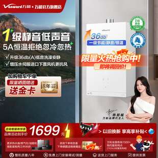 Max燃气热水器家用天然气5A一级静音旗舰店 万和V6PRO 以旧换新