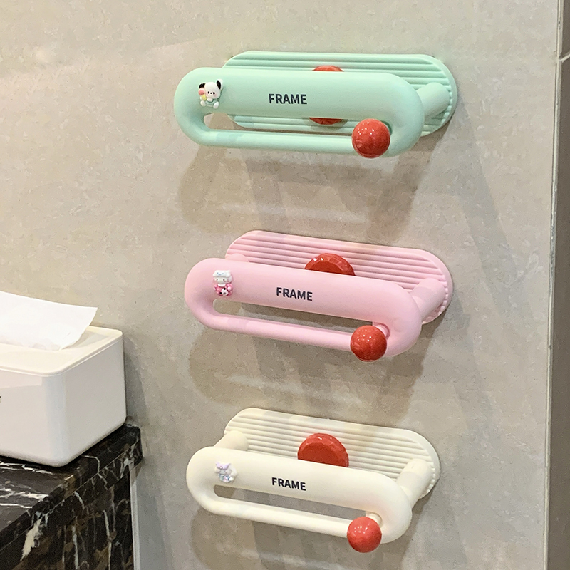 喵小佩ins奶油风原创卡通可爱脸盆架家用卫生间浴室置物架盆子架