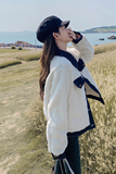 新品厚款皮毛一体羊羔毛外套9181-P165控248，女装毛呢外套，2C196