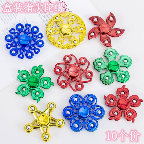 Металлический волчок, плавная крутящаяся игрушка для пальца для школьников, антистресс, подарок на день рождения