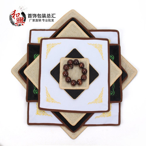 柜台首饰展示布黑白双面绒看货布