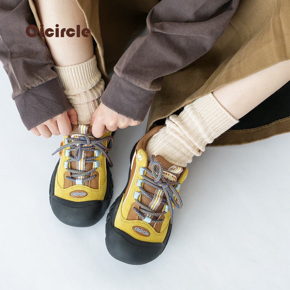 LAMMCAT丨2025秋季新款耐磨户外休闲运动鞋女厚底登山鞋女