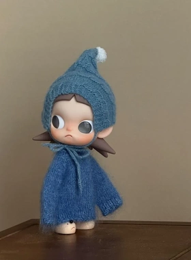 蓝色毛衣Zsiga动人偶娃衣向往之处毛衣套装嘎子姐着替换装