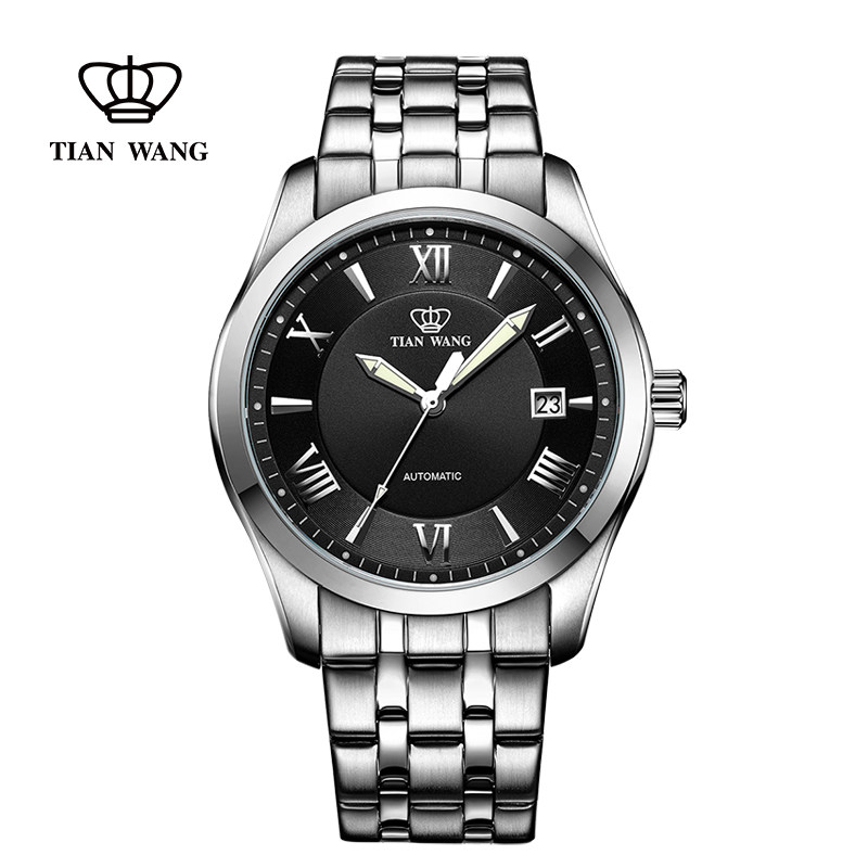 天王表机械表男表钢带防水男士商务手表经典复古腕表送男友送老公|msdalam kategori jam tangan, Watch - dari Buy2taobao.com untuk memberikan perkhidmatan ejen Taobao profesional membeli