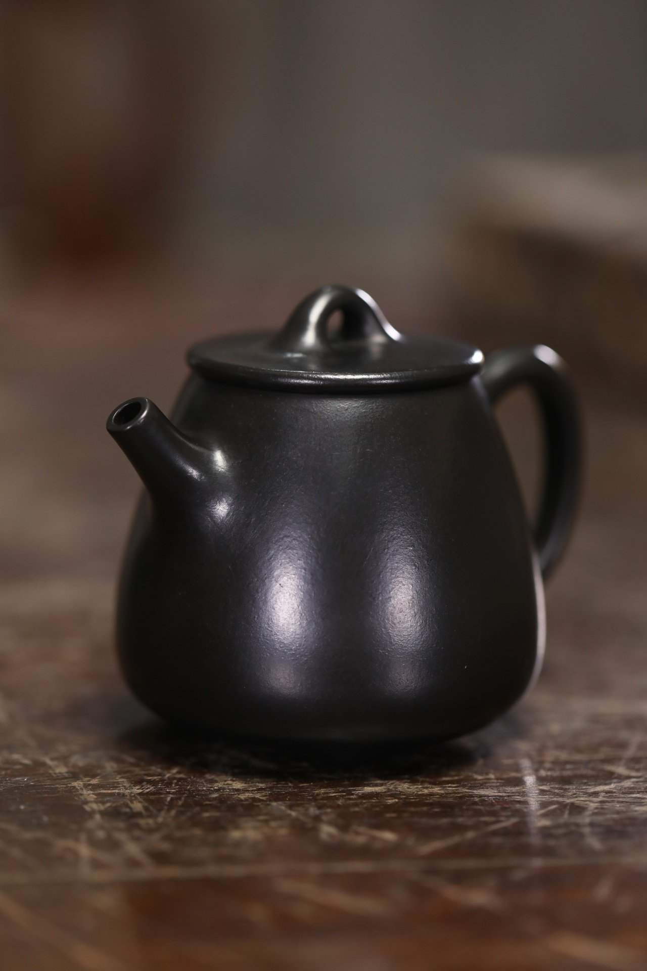 宜兴紫砂壶茶具茶道名家正品纯手工精品原矿优质黑泥高石瓢壶