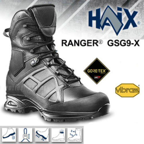 德国汉克斯HAIX GSG9 X 游骑兵战术户外靴高筒战靴防水防滑徒步鞋