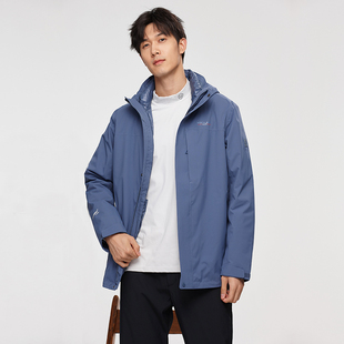 诺诗兰羽绒冲锋衣男士 防风防水透气加厚鹅绒NWJCH5733E 秋冬新款