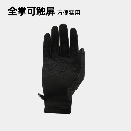 诺诗兰男女士秋冬户外骑行抓绒保暖可触屏耐磨运动手套NGVFT0501S