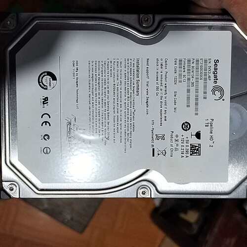 希捷Seagate 接口拆机硬盘成色如图，可充新--议价商品