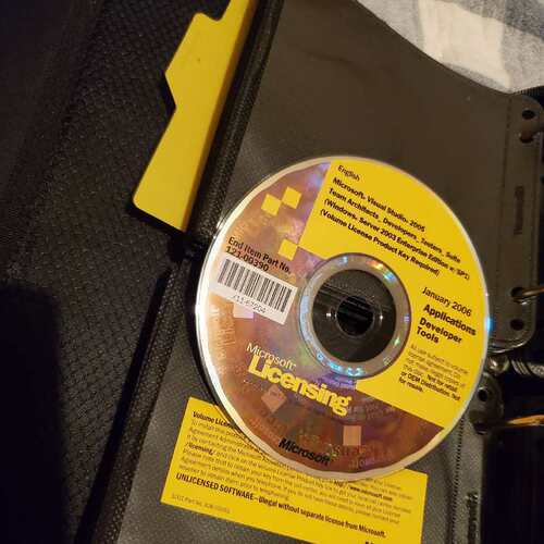微软正版visual studio 2005专业版系统盘，9--议价商品