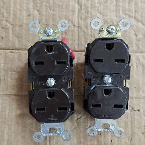 美国 LEVITON 250V15A 电源插座 拆机成色如--议价商品