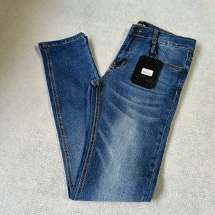 百搭休闲牛仔裤 春秋款 小脚潮款 弹力修身 ZN005 男式